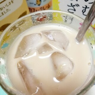 アイス☆甘酒豆乳カフェラテ♪